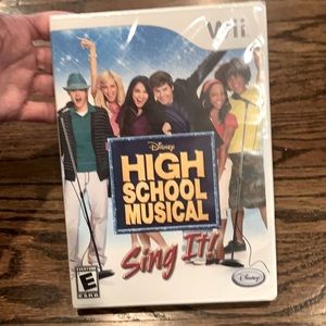 Wii Disney High School Musical Sing It!!!Brand New